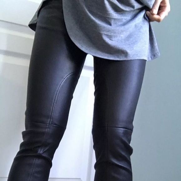 burberry leather pants